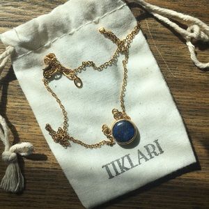 Tiklari blue stone necklace